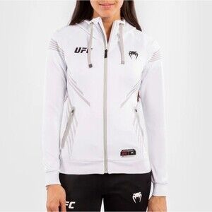 NWT UFC by Venum Authentic Fight Night Women's Walkout Hoodie White - Size S